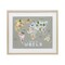 Stupell Industries Kid's Map Of World Grey Framed Print Under Glass, design by Carla Daly